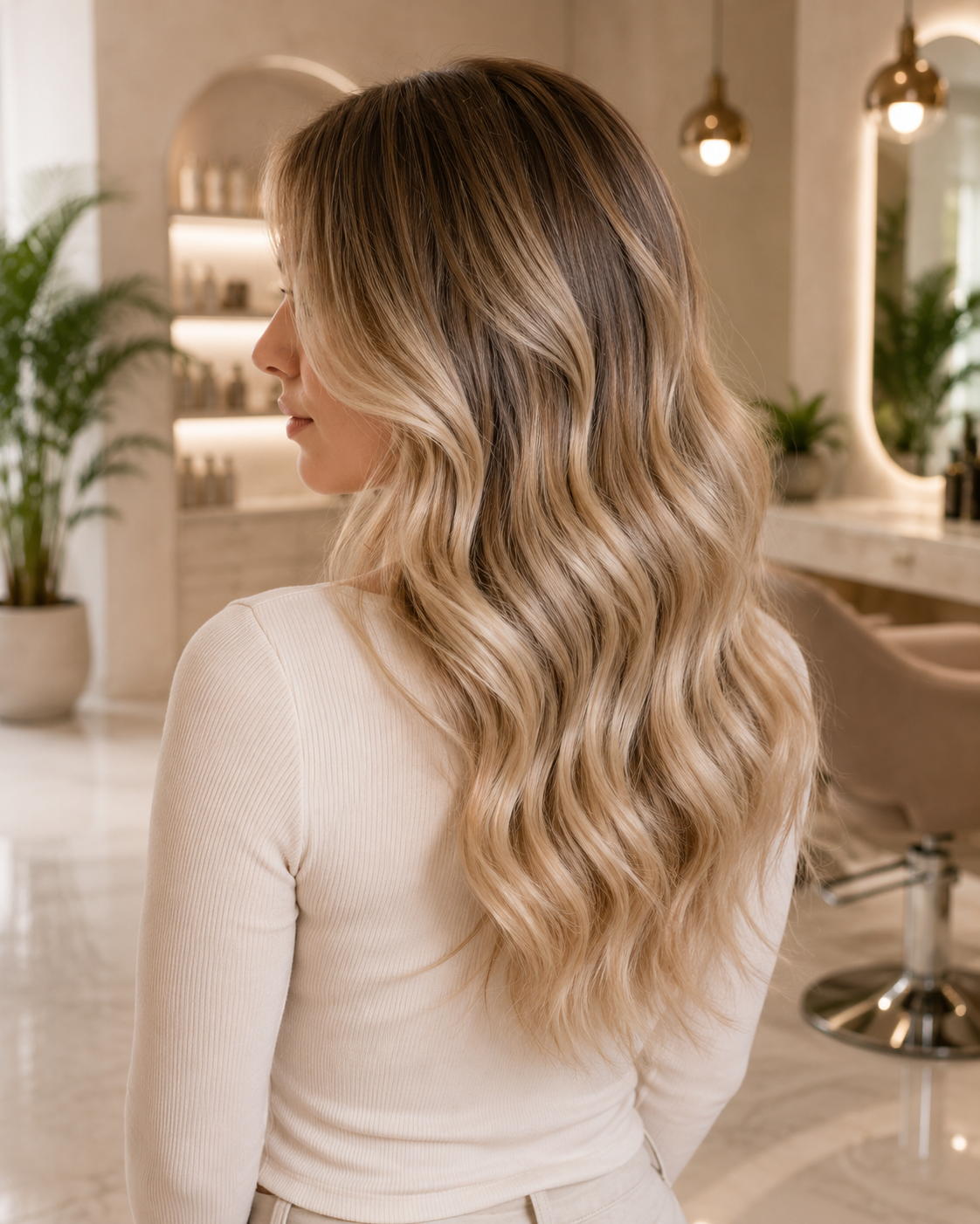 Salon hairstyle